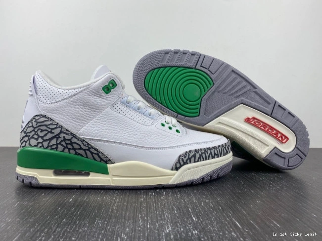Jordan Green CK9246-136 (W) Retro 3 Lucky 0814